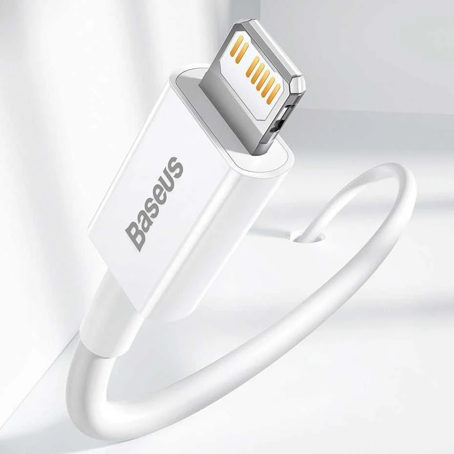 Baseus Superior serijos USB-C - Lightning kabelis 20W PD 2m - Juodas