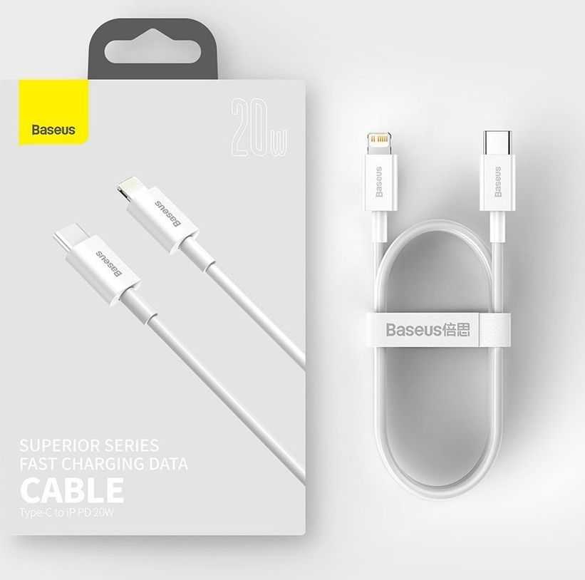 Baseus Superior serijos USB-C kabelis skirtas iPhone 20W PD 2m - Mėlynas