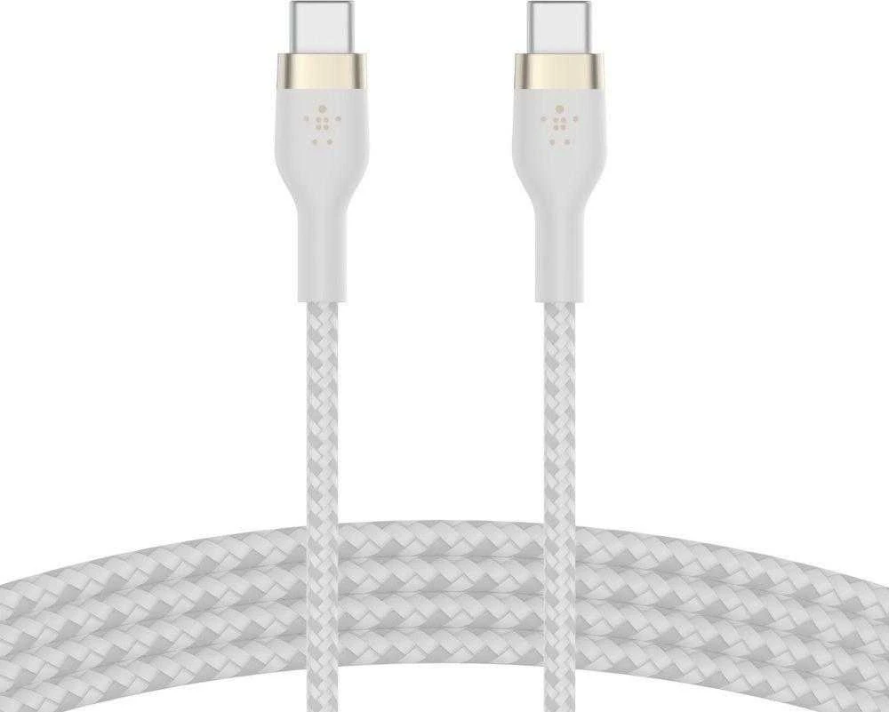 Belkin Flex USB-C/USB-C iki 60W 1m, baltas CAB011bt1MWH