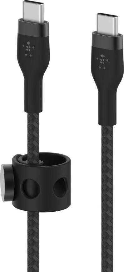 Belkin CAB011bt2MBK BOOST CHARGE™ USB-C į USB-C 2.0 silikoninis pintas 2m juodas