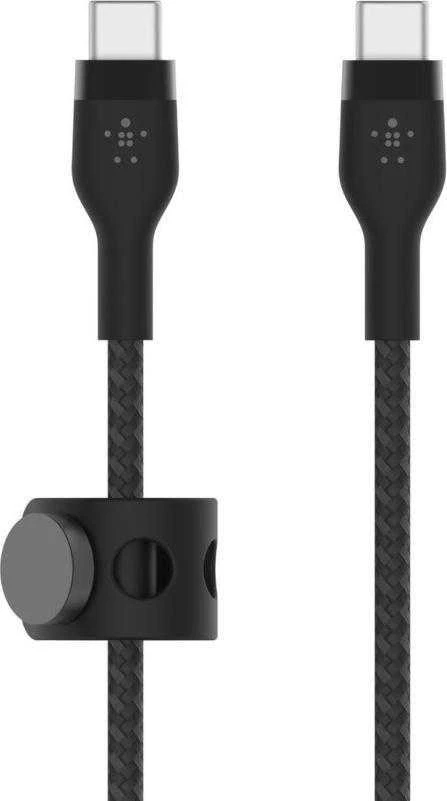 Belkin CAB011bt2MBK BOOST CHARGE™ USB-C į USB-C 2.0 silikoninis pintas 2m juodas