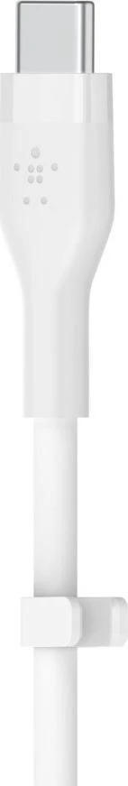Belkin CAA009bt2MWH „Boost Charge“ USB-C – „Lightning“ silikoninis 2,0 m baltas