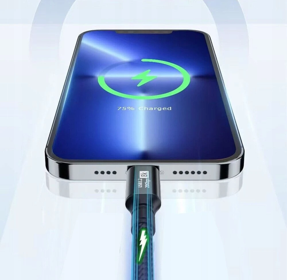 USB kabelis Bounn USB-C - USB-C 3 m juodas (JL-8KC2220-3M)