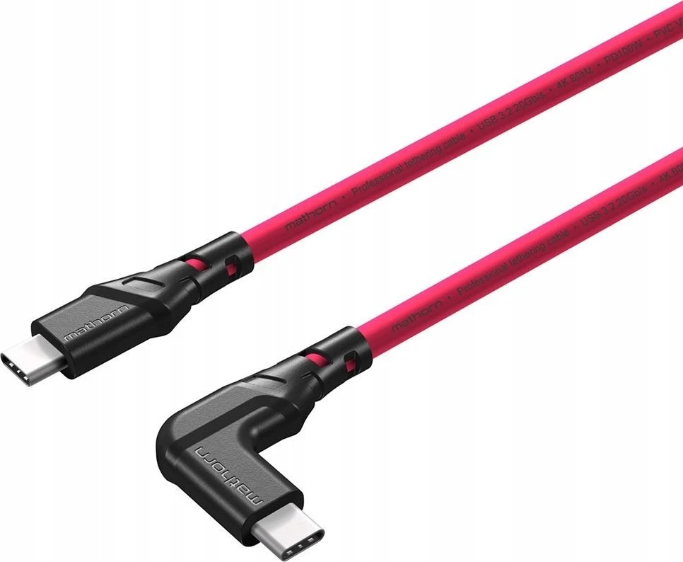 USB kabelis C2G USB-C - USB-C 2 m raudonas (MTC-211M)