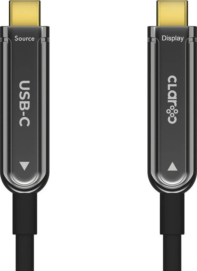 „Claroc“ USB-C laidas, aktyvus, 4K@60Hz, 60W, 10 m