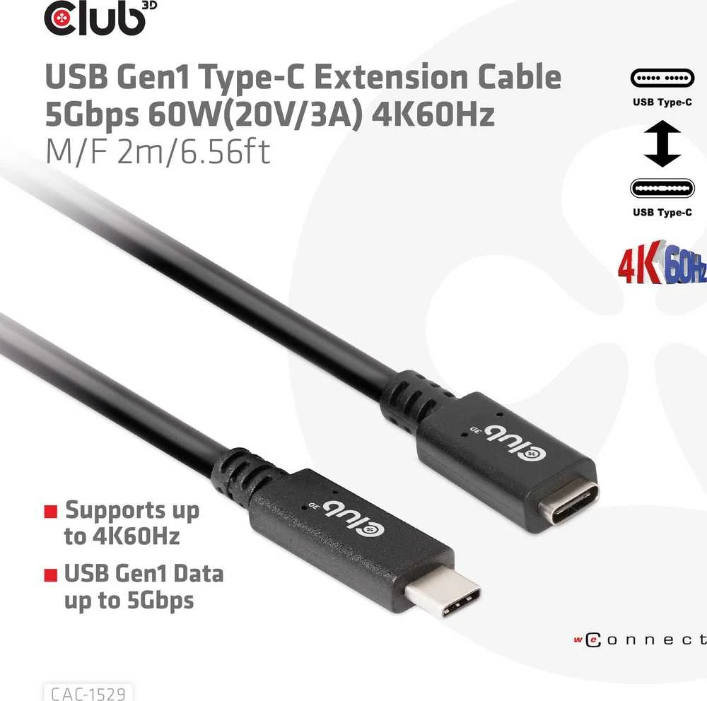 Club 3D CLUB3D CAC-1531 kabelis USB-C