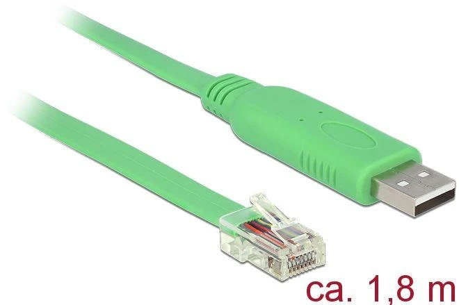 DELOCK Adapteris USB 2.0 Type-A prie Serial RS-232 RJ45 male / 62960