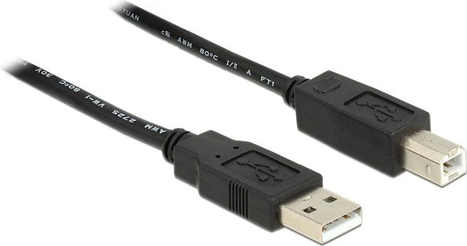 Delock Cable USB 2.0 A tipo kištukas > USB 2.0 B tipo kištukas 20 m