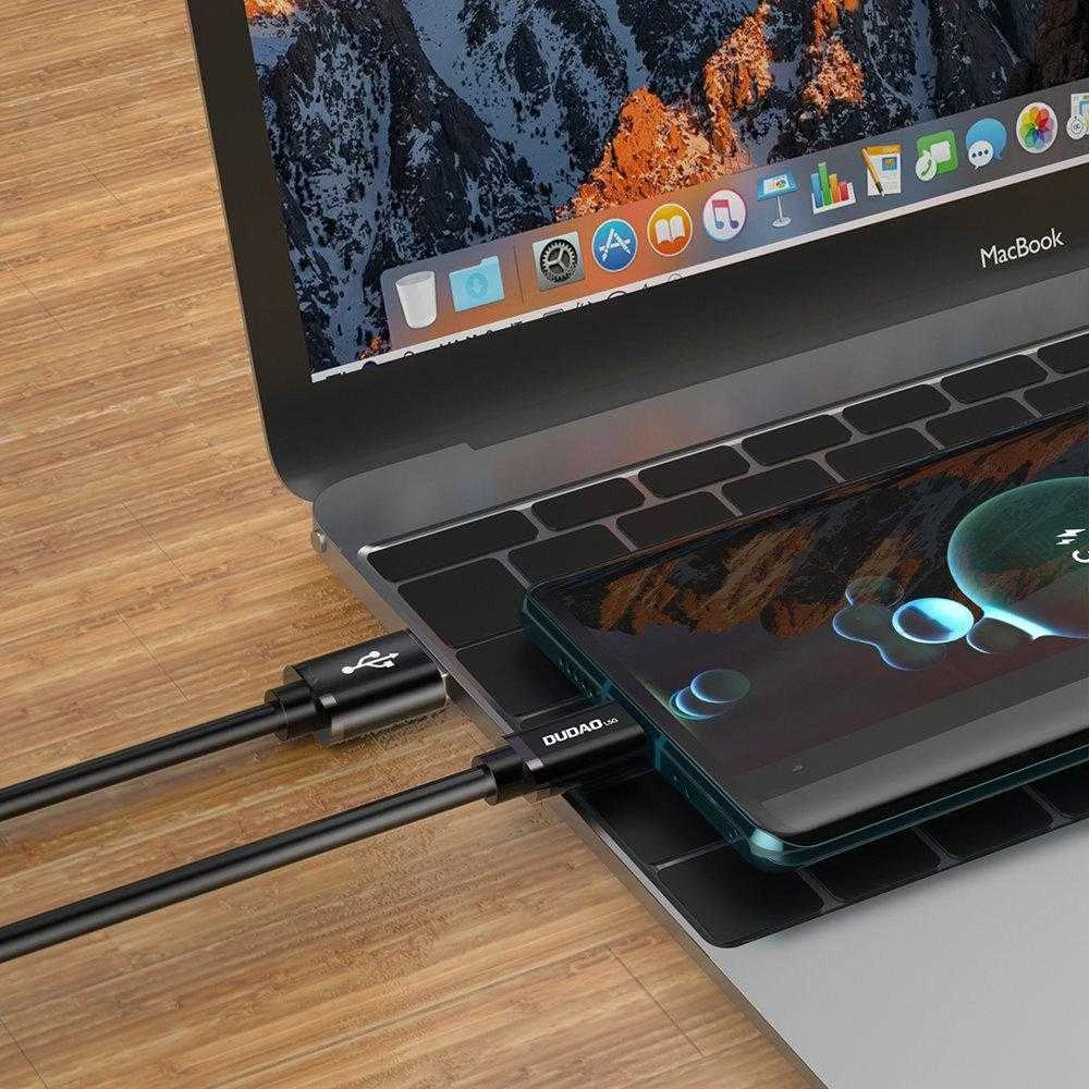 Dudao kabelis USB kabelis – USB Type C Super Fast Charge 1 m juodos spalvos (L5G-juodos spalvos)