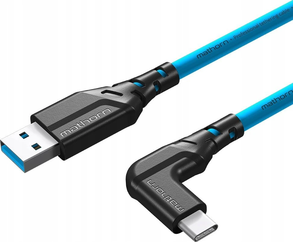 USB kabelis Eaton USB-A - Lightning 5 m mėlynas (MTC-501)