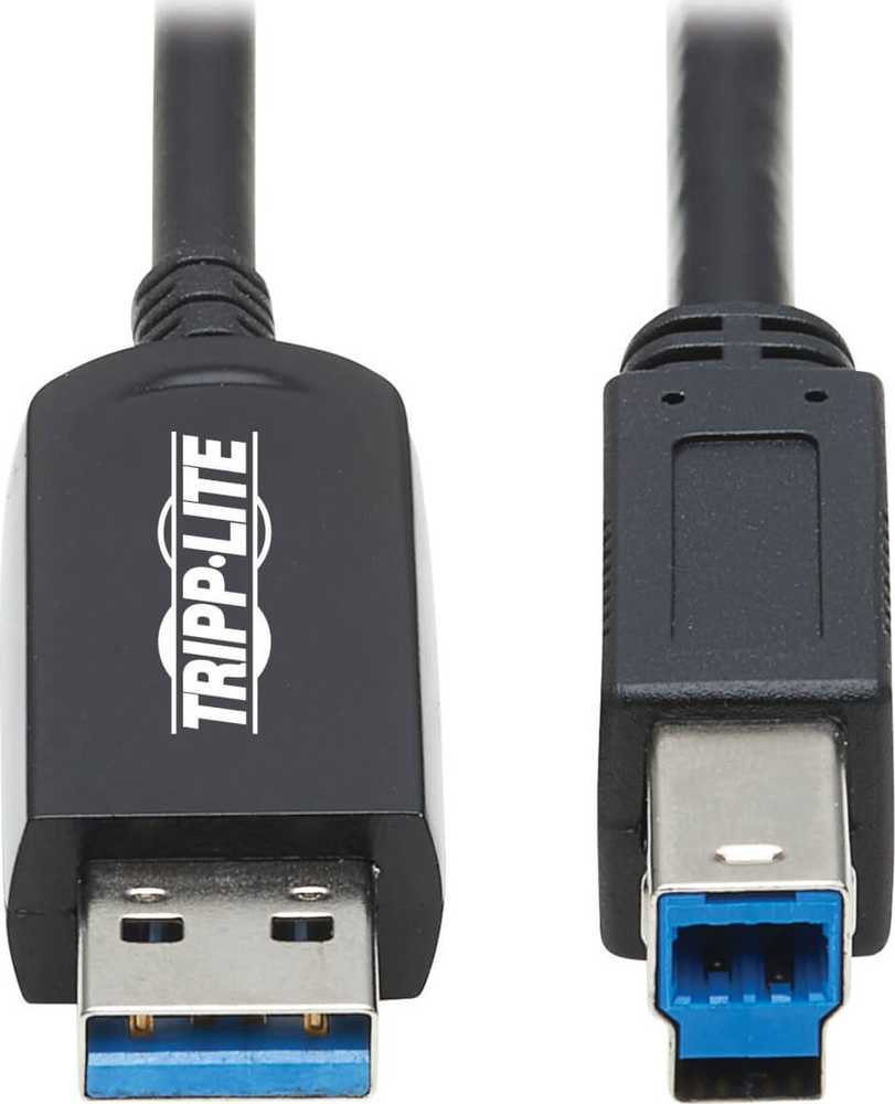 USB kabelis Eaton USB-A - USB-B 20 m juodas (U328F-20M)
