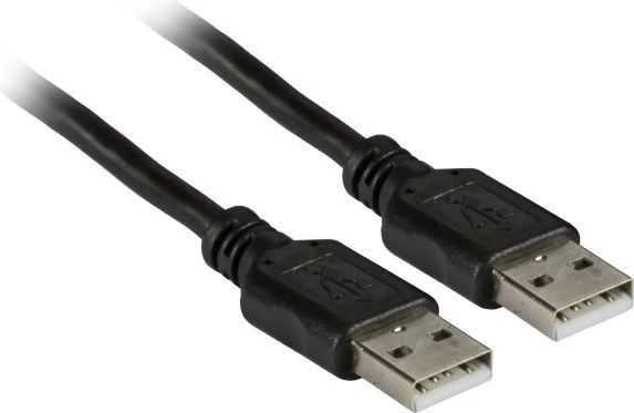 Efb Elektronik Kabelis USB EFB USB-A - USB-A 1.8 m Juodas (K5253SW.1,8)