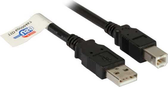 Efb Elektronik USB EFB USB-A – USB-B laidas 5 m juodas (K5256SW.5)