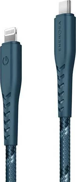 ENERGEA Nyloflex USB-C – Lightning Kabelis C94 MFI 1.5m mėlynas