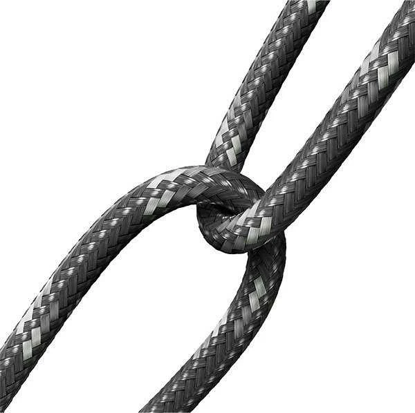 ENERGEA Nyloflex USB-C – Lightning Kabelis C94 MFI 1.5m juodos spalvos