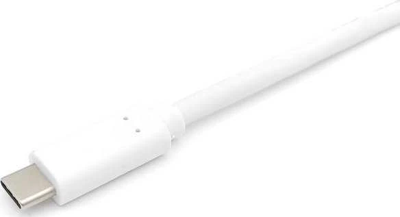 Kabelis USB Equip USB-A - USB-C 1 m Baltas (128364)