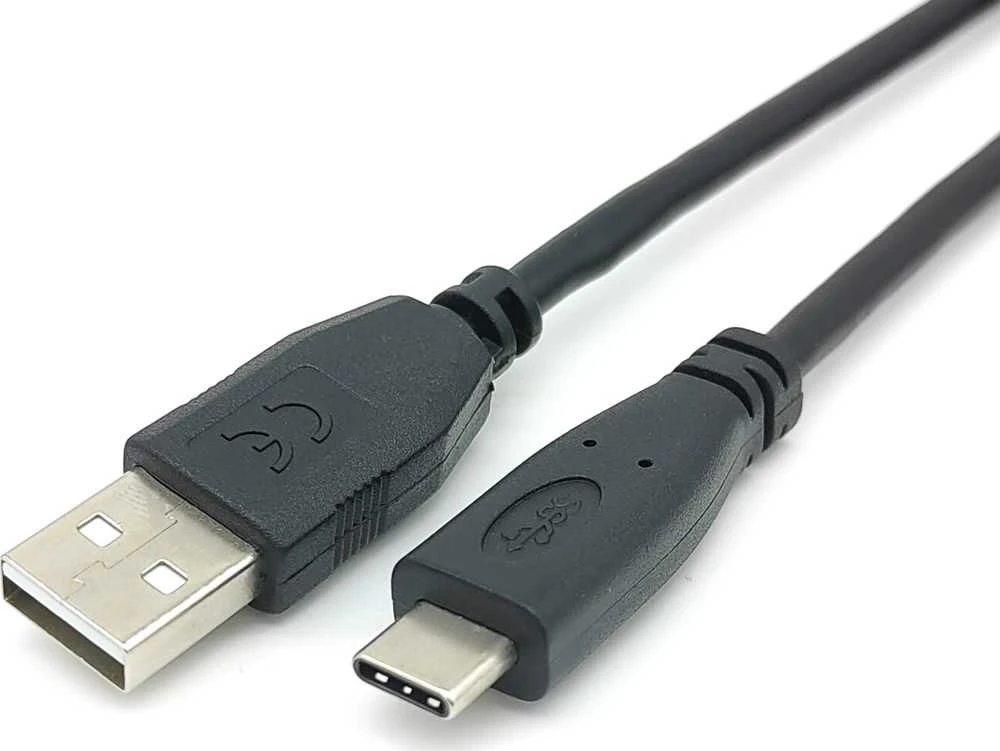 Kabelis USB Equip USB-A - USB-C 2 m Juodas (128885)