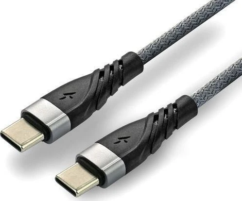 USB Laidas - everActive CBB-1MG Micro USB 1.0m 2.4A 480 Mbps Nėriniai Juodas