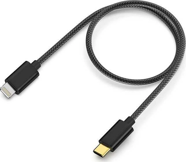 FiiO USB-C – žaibo laidas, 0,5 m juodas (6953175731030)
