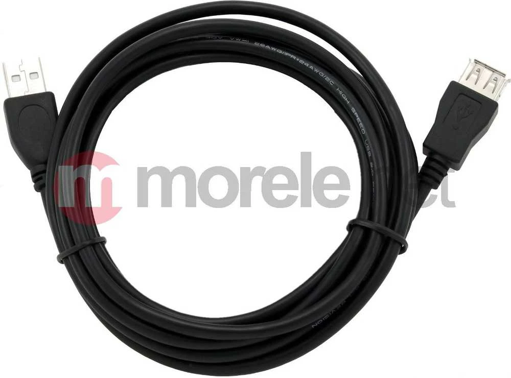 Gembird USB 2.0 A tipo kištukas, A tipo lizdas, 3 m kabelis | Cablexpert