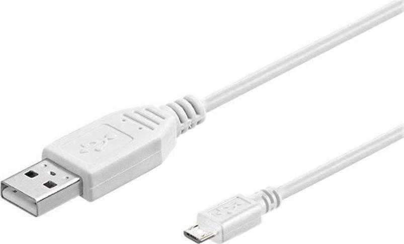 Goobay | Mikro USB įkrovimo ir sinchronizavimo kabelis | 43837 | USB-A 2.0 į Micro-USB USB 2.0 kištukas (A tipas) | USB 2.0 mikro kištukas (B tipas)