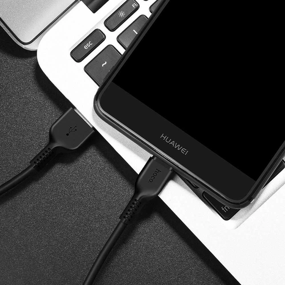 USB kabelis Hoco X13 Easy charged type-C 1m juodas