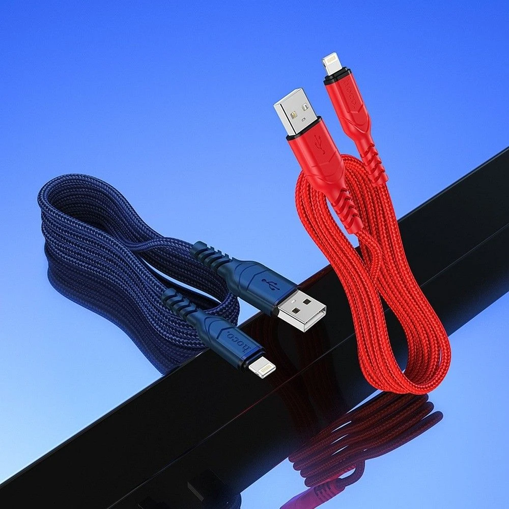 HOCO laidas USB A iki Lightning 2,4A X59 1 m mėlynas