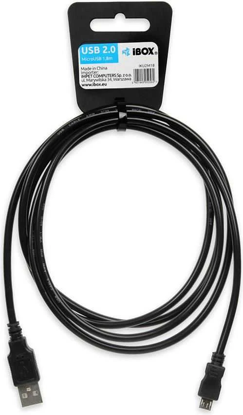 IBOX MICRO USB 2.0 1.8M laidas