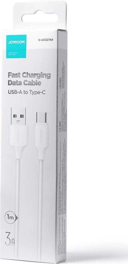 USB kabelis Joyroom S-UC027A9 USB į Type-C 3A 1,0m baltas
