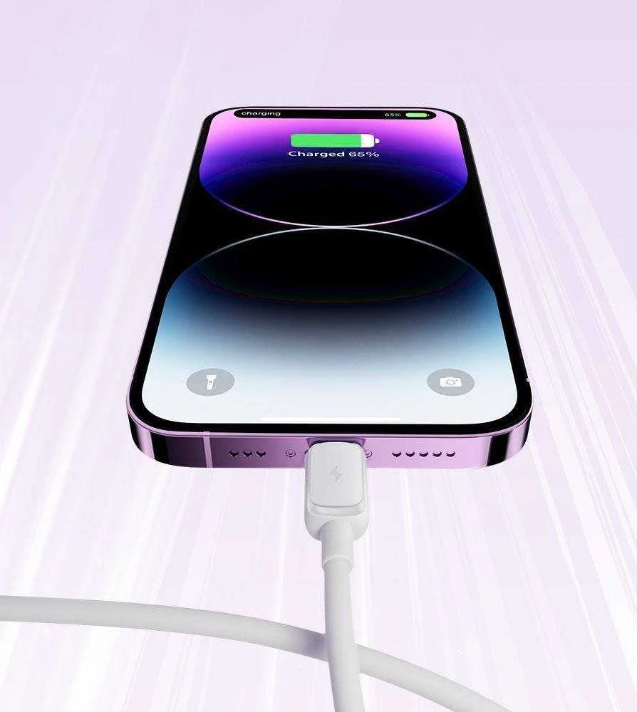 Joyroom Kabelis S-AL012A14 2.4A USB prie Lightning / 2.4A/ 1.2m (baltas)