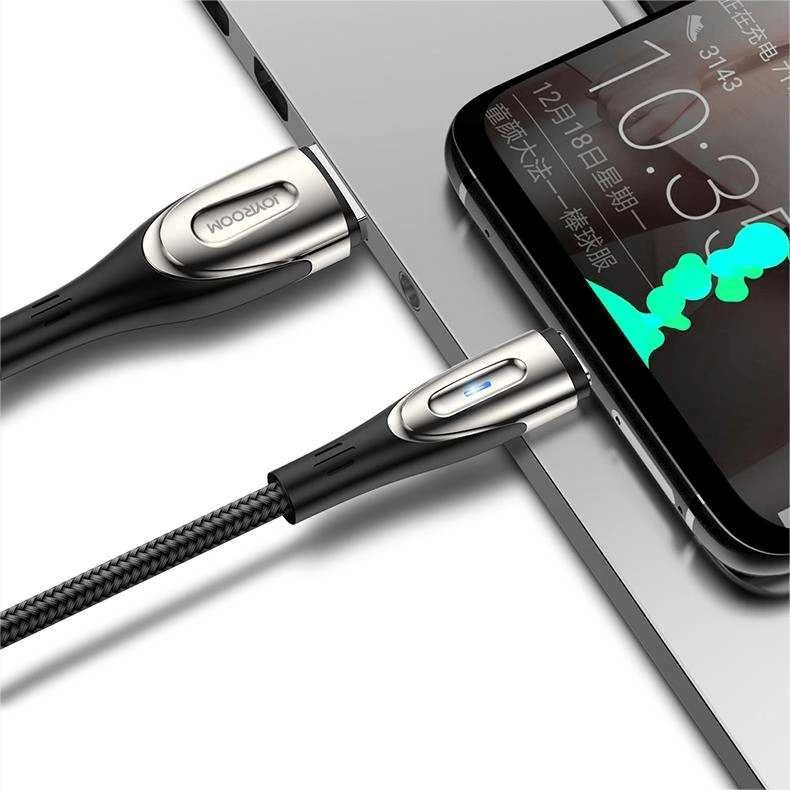 USB laidas, skirtas Lightning Joyroom Sharp S-M411 2.4A, 3m (juodas)