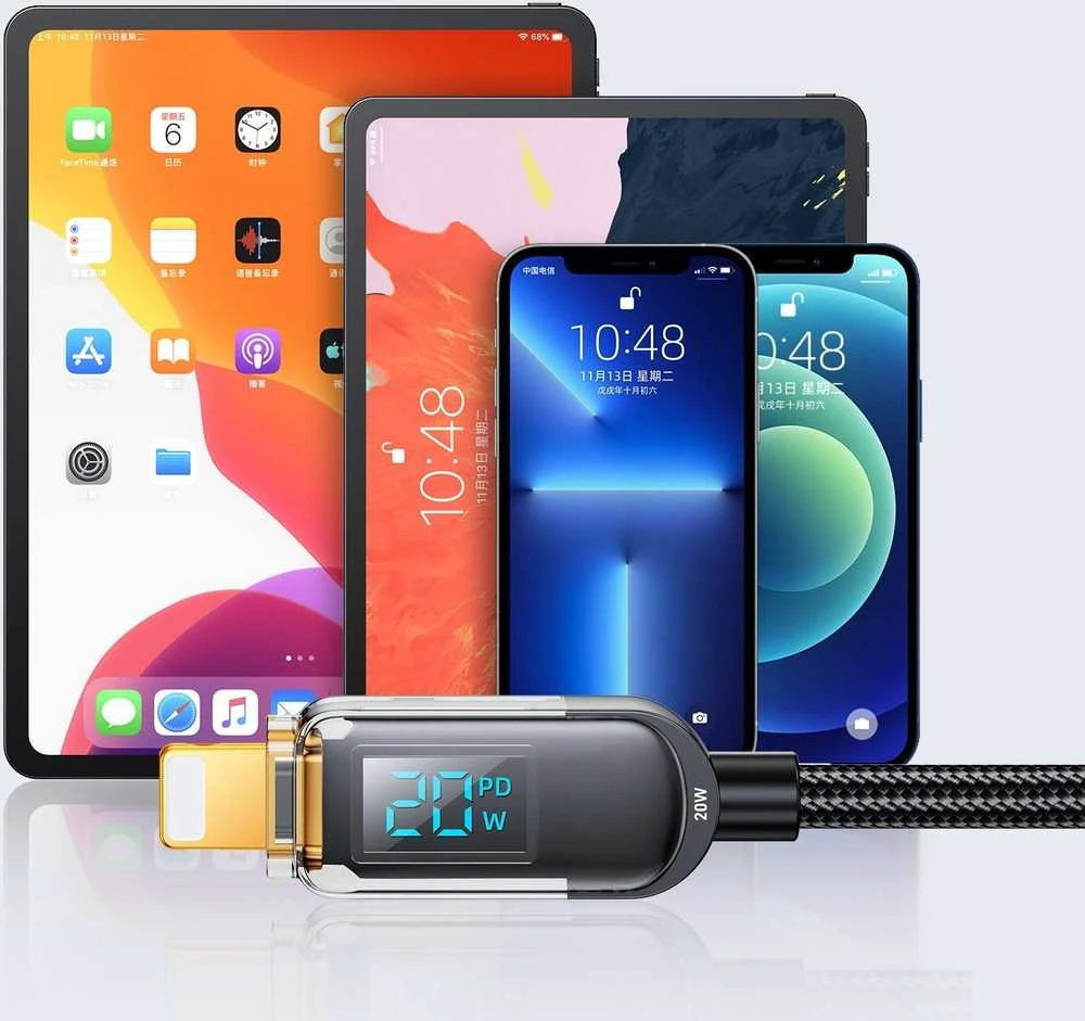 USB-C Lightning 20 W 1,2 m Joyroom S-CL020A4 kabelis (juoda)