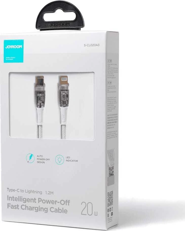 USB-C Lightning 20 W 1,2 m Joyroom S-CL020A3 kabelis (šiuo