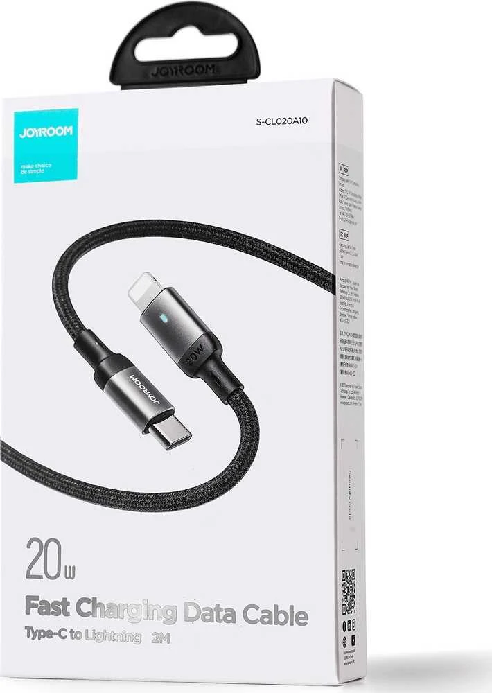 USB kabelis Joyroom S-CL020A10 Type-C iki Lightning 20W 1,2m juodas