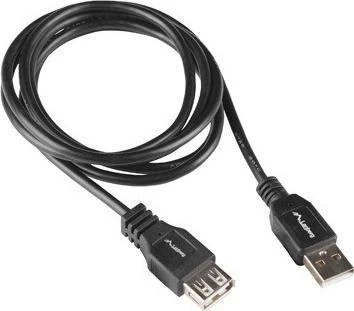 LANBERG CA-USBE-15CU-0018-BK extension cable USB 2.0 AM-AF 1.8m juodas