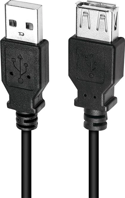 LogiLink USB 2.0m juoda