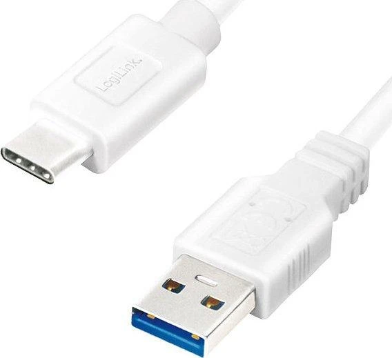 LOGILINK CU0177 LOGILINK - USB 3.2 Gen1x1 laidas, USB-A kištukas iki USB-C kištukas, baltas, 3m