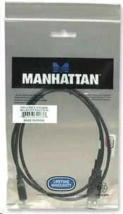 StarTech MANHATTAN USB 2.0 kabelis A iki mini USB, 1,8 m, 333375