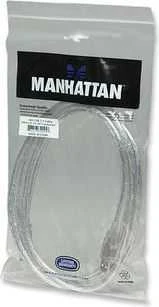 StarTech Intracom MANHATTAN didelės spartos USB įrenginio kabelis 3m sidabrinis USB 2.0 Standard-A male to USB 2.0 Standard-B male Palaiko greitį iki 480 Mbps