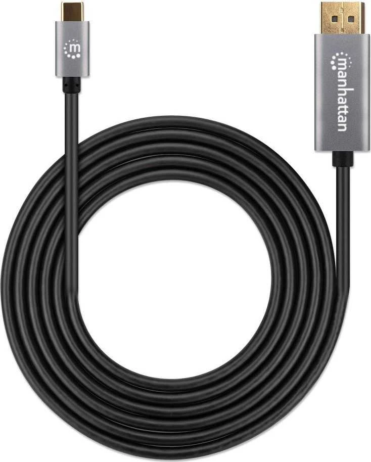 Intracom MANHATTAN 8K 60Hz USB-C su DisplayPort 1.4 adapterio laidas 2m