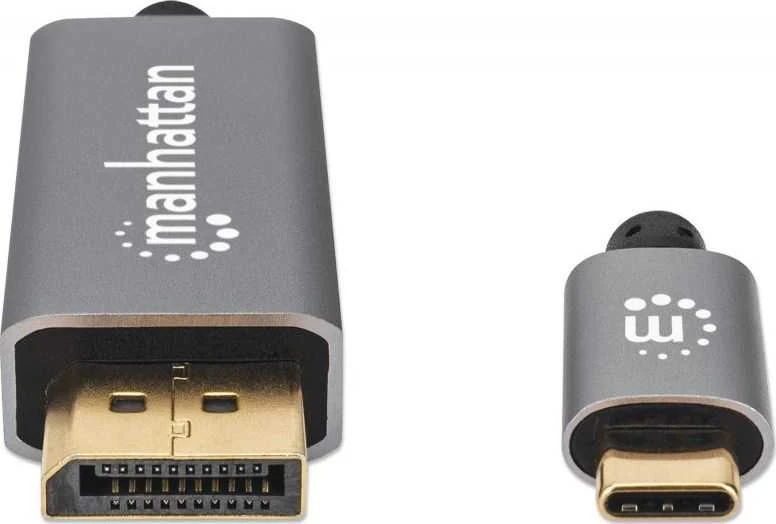 Intracom MANHATTAN 8K 60Hz USB-C su DisplayPort 1.4 adapterio laidas 2m