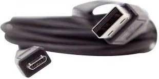 Kabelis USB MediaRange USB-A - microUSB 1.2 m Juodas (MRCS138)