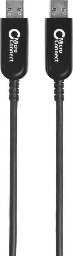 Kabelis USB MicroConnect USB-A - USB-A 10 m Juodas (USB3.0AA10BOP)