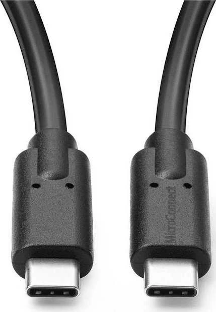 Kabelis USB MicroConnect USB-C - USB-C 0.25 m Juodas (USB3.2CC0.25)
