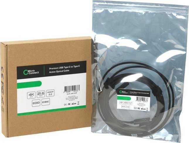 USB kabelis MicroConnect MC-USB3.1CC10OP, 10 m