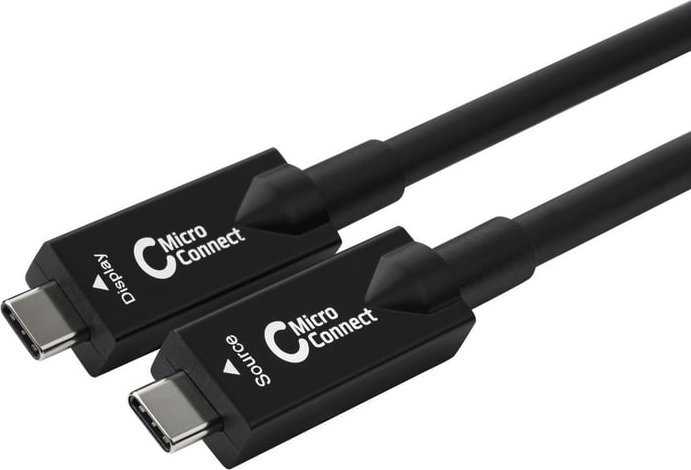 USB kabelis MicroConnect USB-C - USB-C 15 m juodas (USB3.2CC15OP)