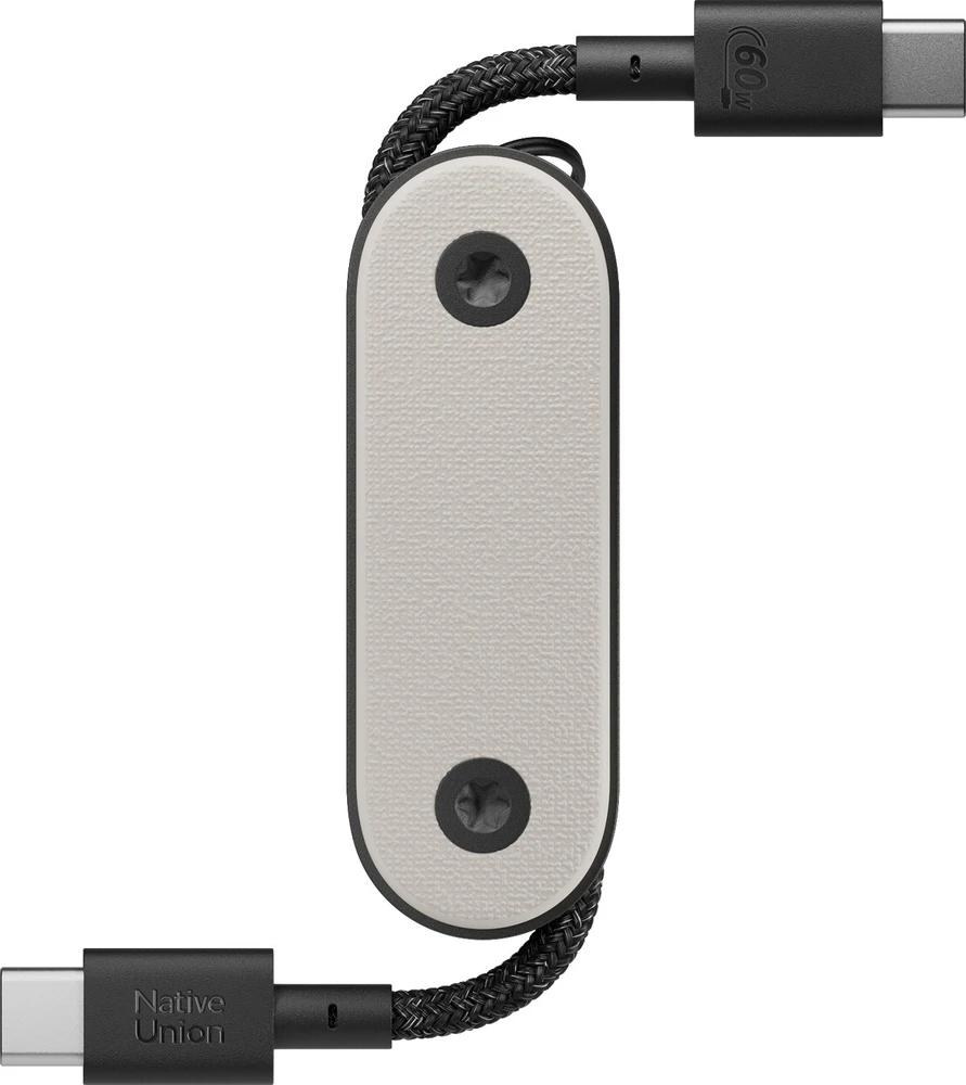 Native Union Kišeninis kabelis (USB-C - USB-C), smėlio spalvos