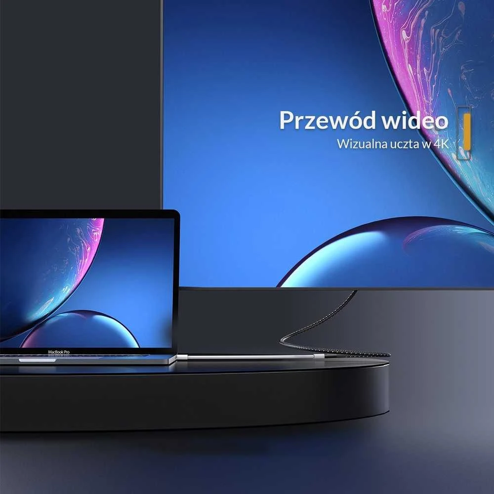 „Orico“ USB-C 3.2 prailginimo kabelis 20 Gbps, 4K, 100 W, 1 m