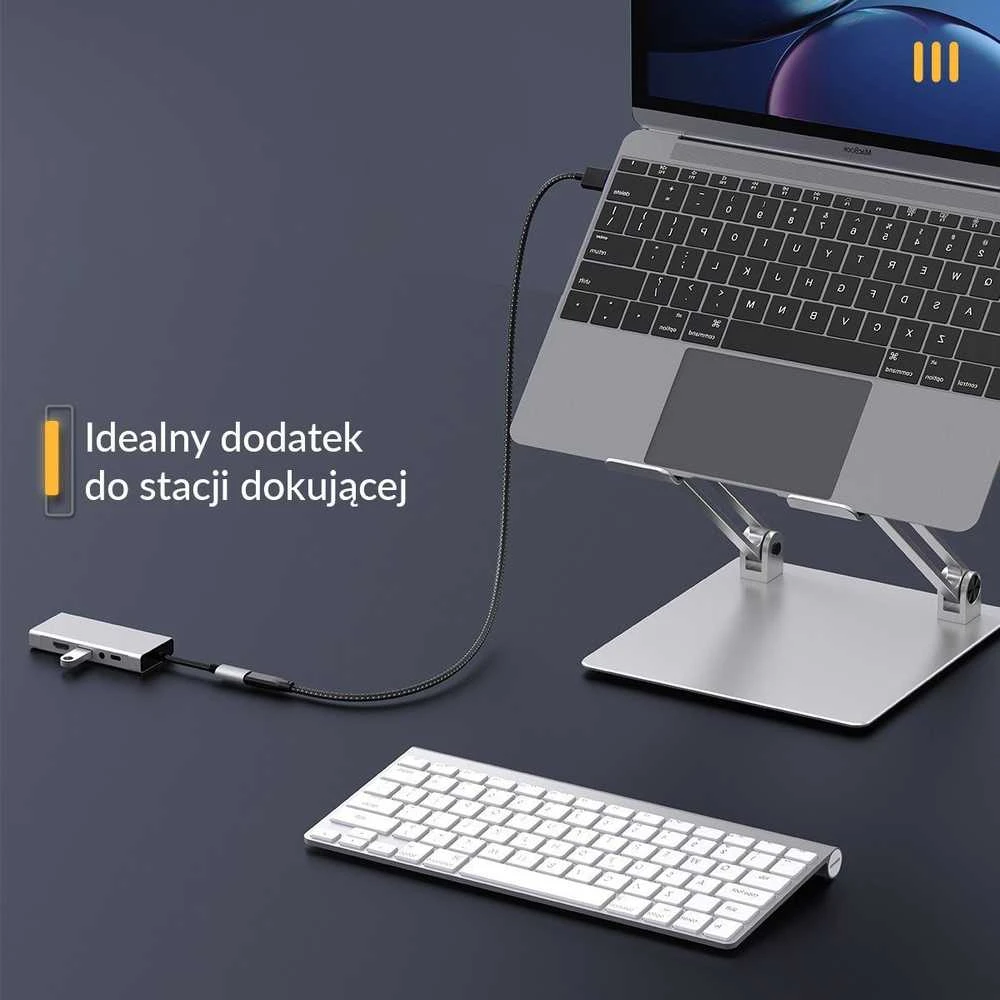 „Orico“ USB-C 3.2 prailginimo kabelis 20 Gbps, 4K, 100 W, 1 m