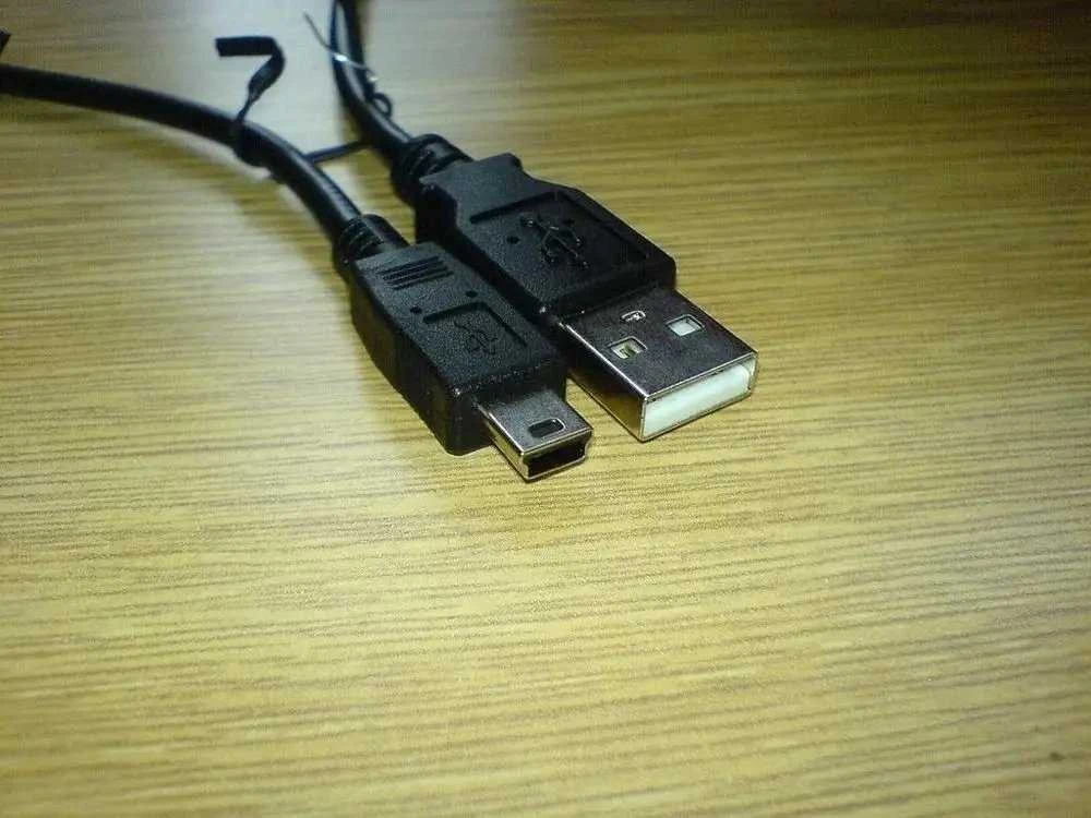 Kabelis USB PremiumCord USB-A - miniUSB 0.5 m Juodas (ku2m05a)